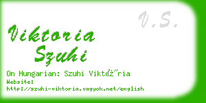 viktoria szuhi business card